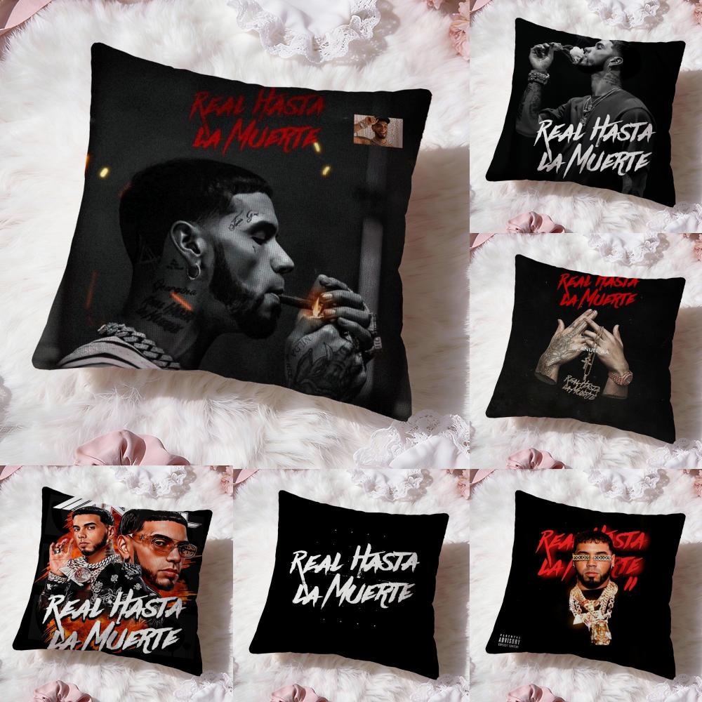 Music RReal Hasta La MuerteS Cushion Cover Premium Comfort Reversible Pillow Cove -Two In One Design for Any Room & Car Interior