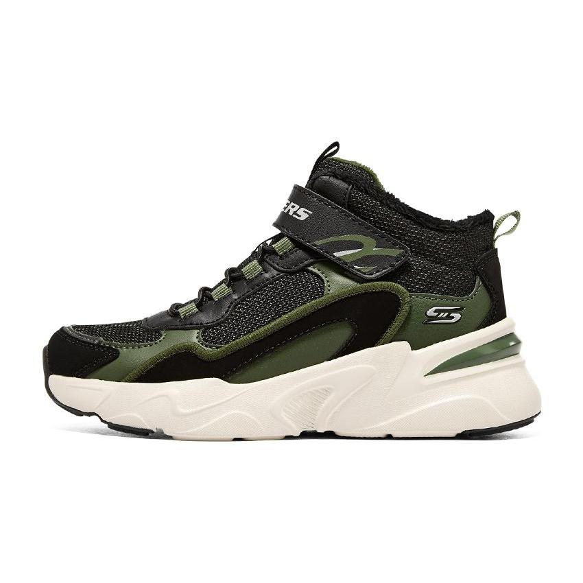 (GS) Skechers Bobs Bamina Green Black Kids 405222L-BKGR EU 27.5