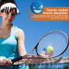 Schlägergriff-Verbesserer Tennis Vibrationsdämpfer Silikon Stoßdämpfer Wiederverwendbar Lachendes Gesicht Schläger-Absorber