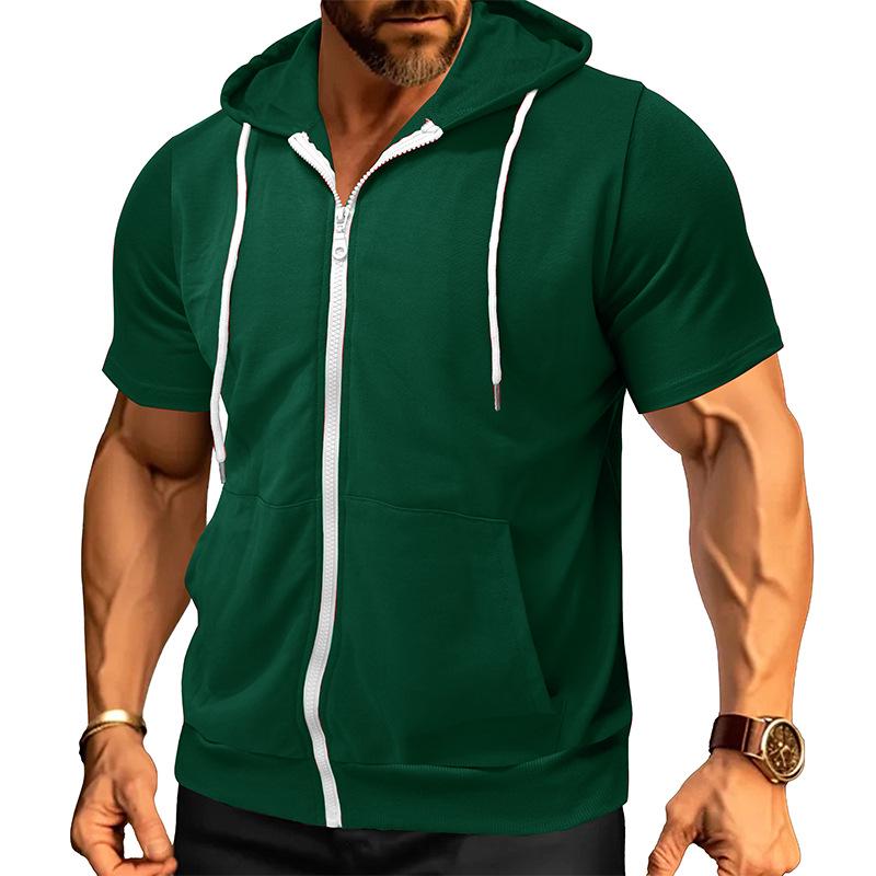 European & American Style Plus Size 3D Men's Zipper Hoodie Jacket 2026