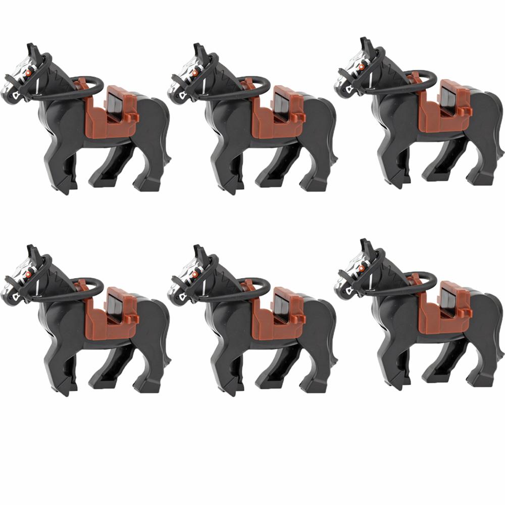 Middeleeuws Oorlogspaard Cavalerie Soldaat Bouwstenen Set Oude Militaire Bakstenen Actiefiguren Leger Speelgoed Educatief Cadeau