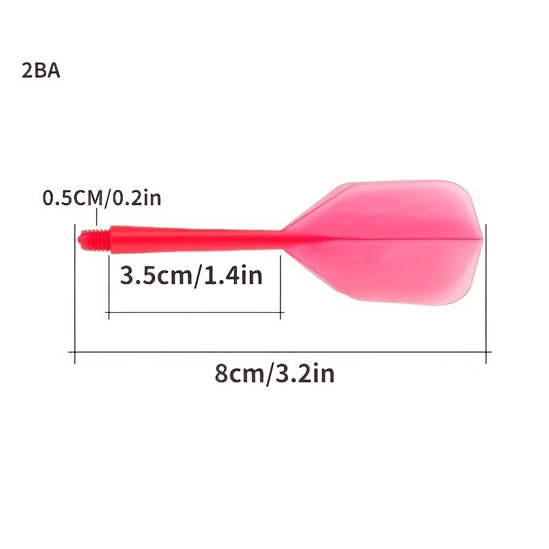 New Product, 70% Clear-Fits 2BA Thread Diameter One-Piece Soft Dart Tail, Soft Dart Leaf, Four-Feather Conjoined Tail Leaf