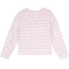 Betu Damen Jacquard Wellenstreifen Strickpullover