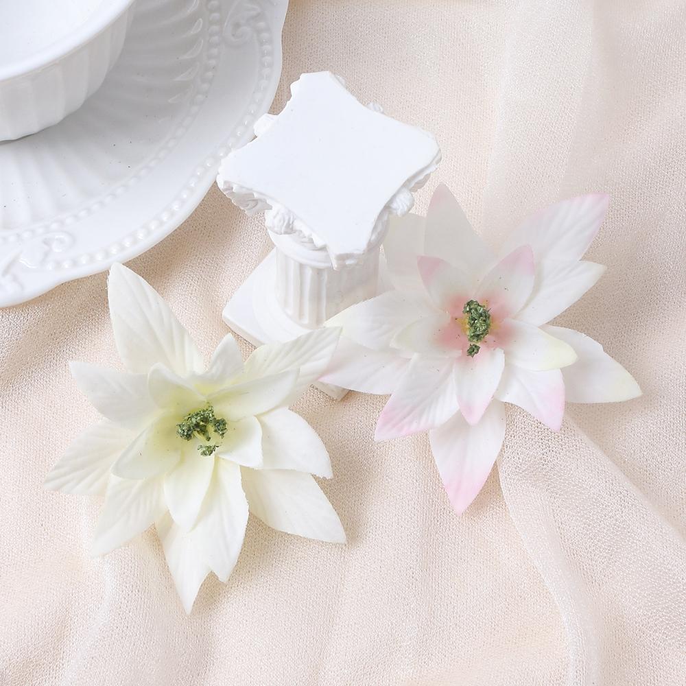 10/20/30cs 8cm Artificial Flowers Silk Fake Flowers Heads for Home Room Decor Wedding Decoration DIY Garland Gifts Accessories