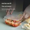 Disposable 750ml Rectangular Takeaway Meal Containers with Lids