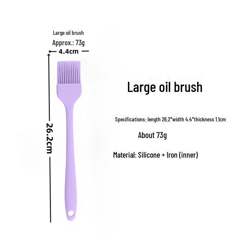 Silicone BBQ & Baking Oil Brush Set