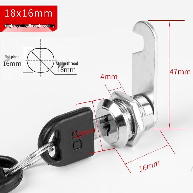 Multi-Purpose Cabinet and Drawer Cam Lock Cylinder