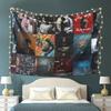 Rap Legends Collage Tapestry  Celebrate Hip Hop Idols with Vibrant Artwork and Unforgettable Lyrics  Perfect for Home Decor