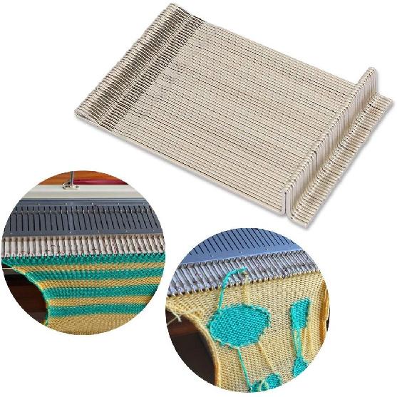 50Pcs Knitting Machine Needles Set, Steel Replacement Needles for LK100 LK150 KH360 Knitting Machines Fabric Weaving Yarn Projects Home Knitting