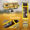 Break Badding RV MOC Building Blocks Samll DIY Caravans Car Creative Bricks Toy Model Set for Display TV Play Car Model