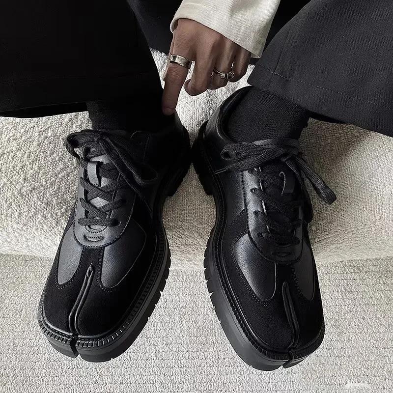 Mode Retro Koreanischer Stil Tabi Zehenschuhe Flache Schuhe Lässig Klassisch Passt zu Allem Dexun Flache Schuhe Herren Damen Bequem