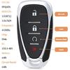 Keyecu Replacement Smart Remote Car Key Fob for Chevrolet Blazer Traverse Bolt Trailblazer    2024 2025 HYQ4ES 13530712 433MHz ID46 Chip 4 Buttons