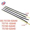 Electroplated Exterior Window Molding for 19-21 Toyota Corolla (Part No. 75720-02640)