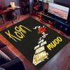 Custom personalization Korn rock band Print Area Rug - Soft, Washable Non-Slip Indoor Mat,Living Room,Home&Office Decorative Rug