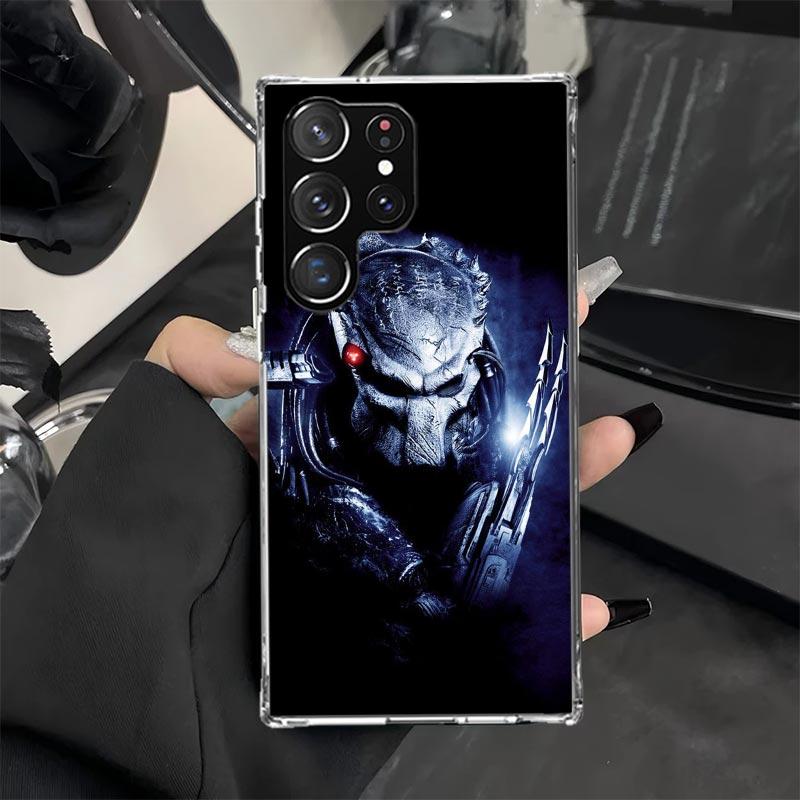 Alien Vs Predator Painted Phone Case for Samsung Galaxy S25 S24 S23 Ultra S22 S21 S20 FE S10 Plus S25Edge Soft Print Cover Coque