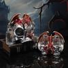 Decorative Skull Seasoning Box Rack Unique Beverage Stand Kitchen Accessory Seasoning Box Holder Resin Texture for Home