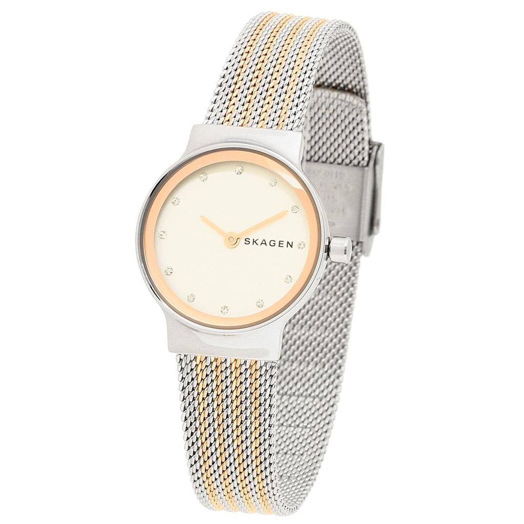 Skagen Women's Watch SKW2699 in Silver/Rose Gold/White [Parallel Import]