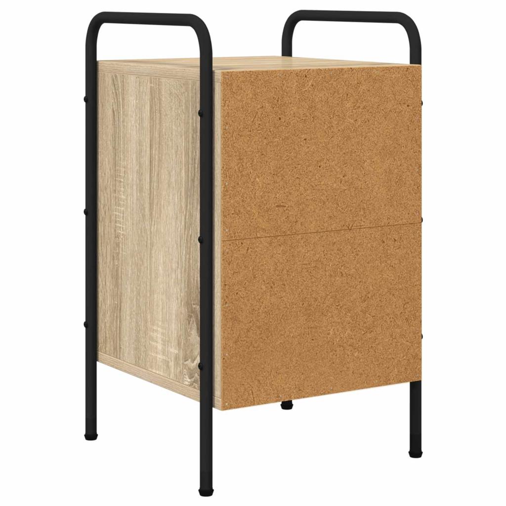 Nightstand Sonoma Oak 35 X 36.5 X 61 Cm Engineered Wood