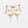 Headdress Hairstyle Design Tool Women Hair Accessories Chinese Hairpin Set Pearl Tassel Hair Stick