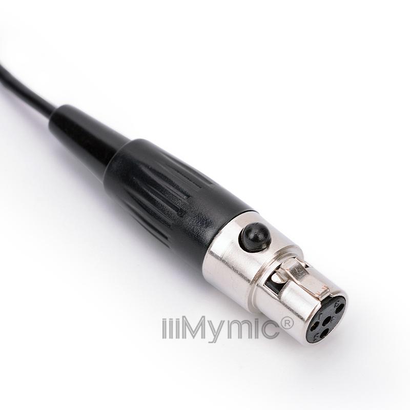 

Adjust the Angle !! Lavalier Lapel Condenser Microphone Metal Double Clip 4 Pin Mic for Shure Wireless Transmitter 4Pin XLR TA4F