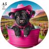 Non-Toxic Beautiful Highland Cow Animal Wooden Puzzle For Adults Children Wood Jigsaw Crafts Shaped Birthday Gift Toys Puzzle
