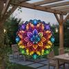 Dreidimensionales Mandala Wind Faltbares Design Mandala Hängend Rotierende Gartendekoration 360 Grad Rotation für Balkon