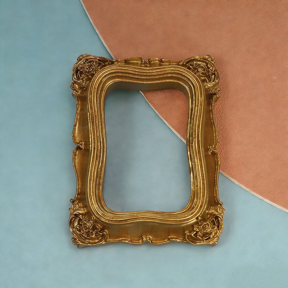 Vintage Resin DIY Shadow Box Frame Gold DIY Memory Display Frames Wedding Photo Display Frames Photography Background Decoration