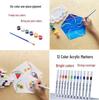 Children's DIY Windmill Painting Kit: Creative Art Materials for Kindergarten Drawing and Craft.