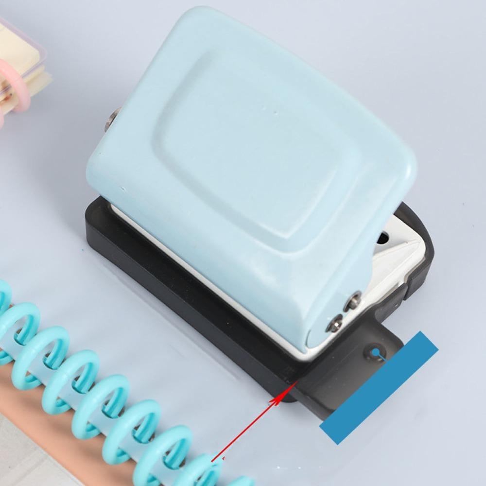 5.5mm Hole Diameter Loose Leaf Paper Puncher ABS Paper Hole Puncher Scrapbook Making