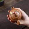 Yixing Handmade Purple Clay Teapot Tradition Beauty Kettle Hand-carved Bamboo Leaf Tea Pot Chinese Raw Ore Zisha Tea Set 130ml