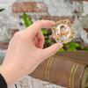 10pcs DIY Mini Photo Frames Resin Crafts Phone Case Decor Vintage Oval Photo Frame Vintage Picture Frame DIY Jewelry Accessories