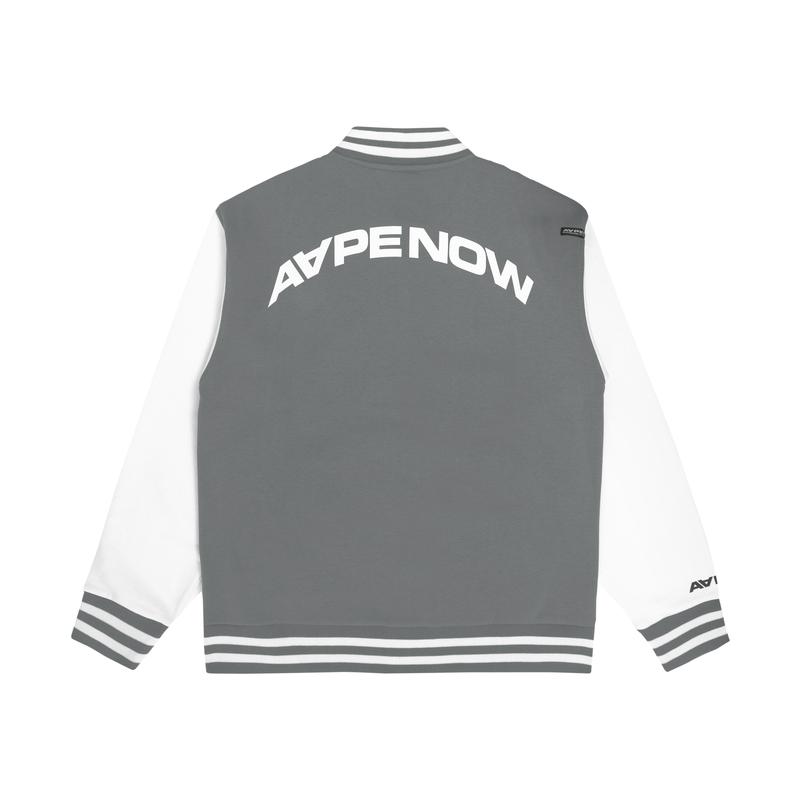 Aape By *A Bathing APE® Moonface Logo Varsity Jacket AAPSWM3979XXJ