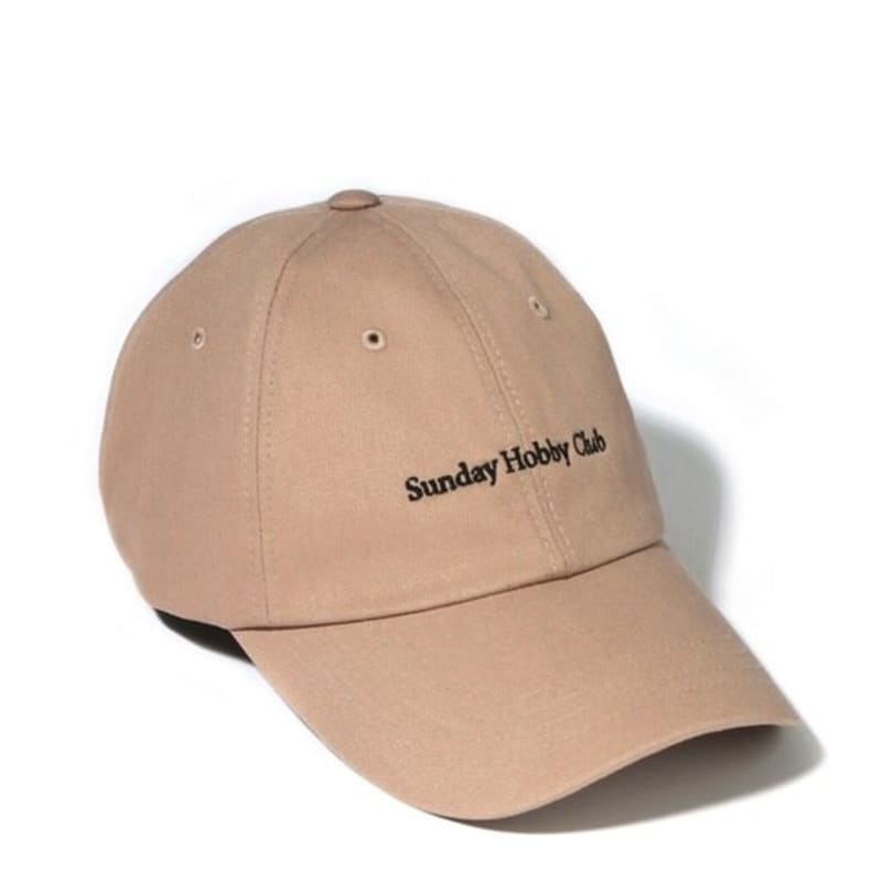 BUTDEEP 22SS Signature Logo Curve Cap - Beige