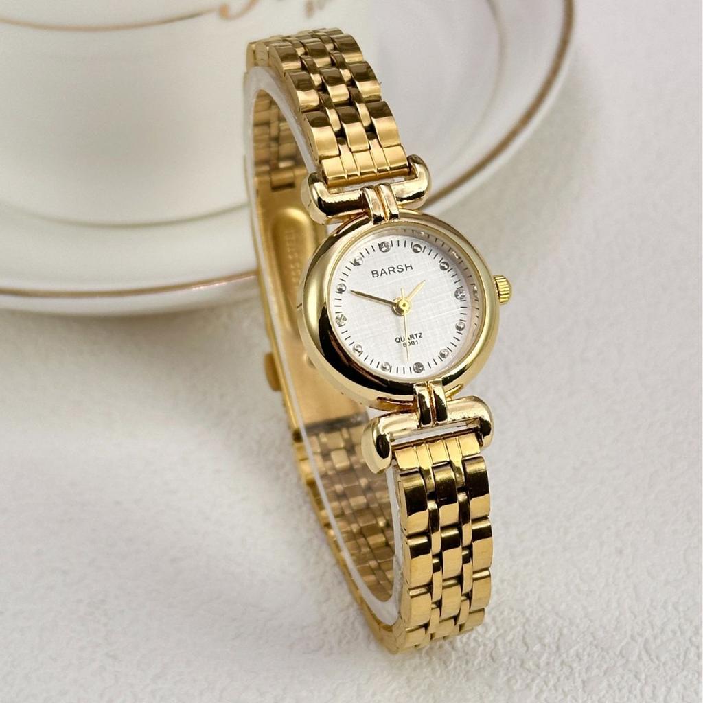 Luxury Gifts Women Watch Fashion Small Dial Gold Watches Stainless Steel Strap Quartz Wristwatches Dropshipping Clock Female