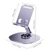 Rotating Mobile Phone Holder Folding Cell Phone Holder Metal Mobilephone Stand Desktop Bracket For iPad Samsung iPhone Huawei Xiaomi