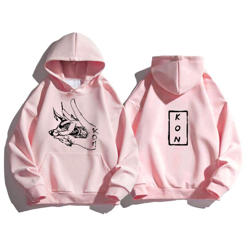 Hot Anime Chainsaw Man Hayakawa Aki Fox Devil Kon Graphic Printed Hooded Men Women Hoodies Casual Sweatshirt Harajuku Streetwear