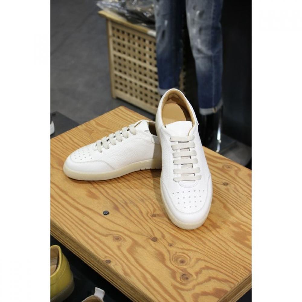 

Panicalle Mario Napa Leather Ivory White Cowhide Sneakers F iFo011iv 27042/Single item
