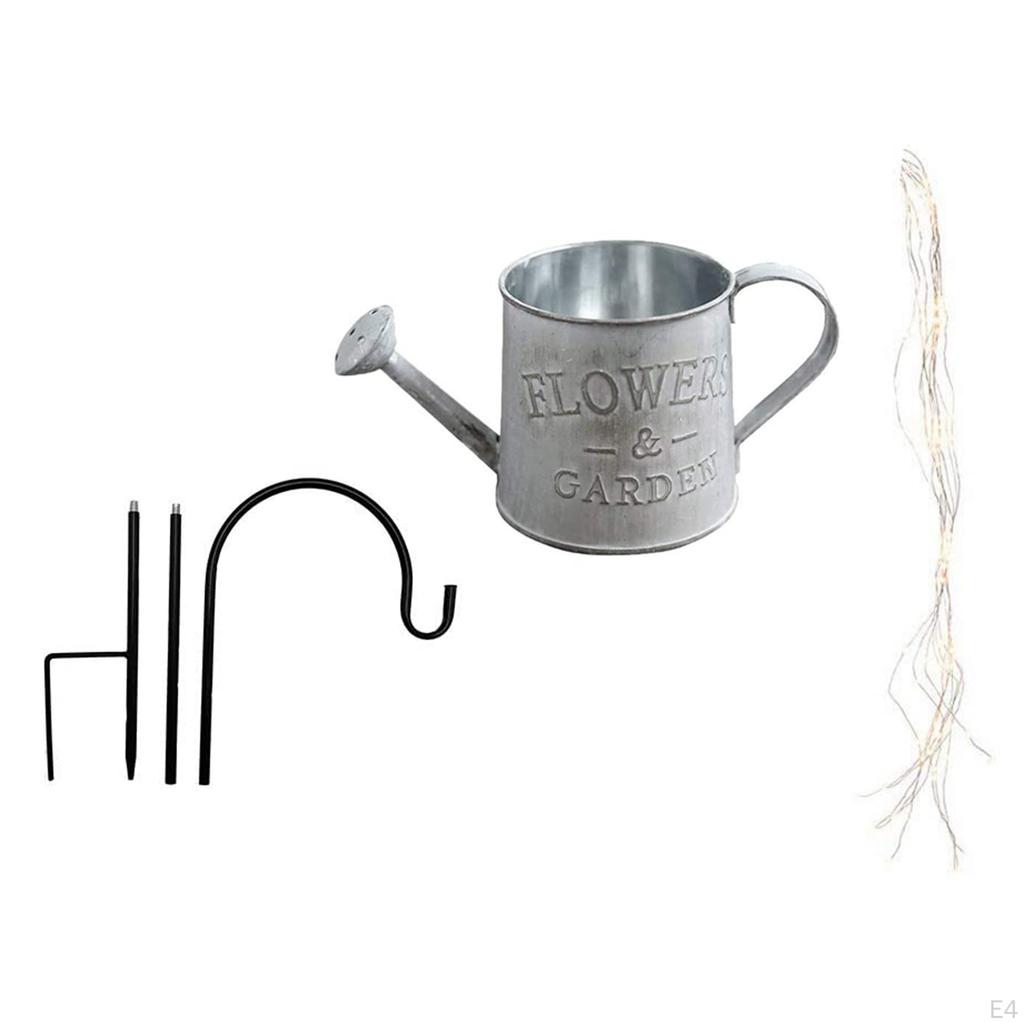 Light Decor, Battery Operated, Watering Can Sprinkles With Fairy Ornaments