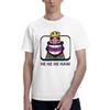 Crying Skeleton Men Womens T Shirt Clashes Royaleds Game Hipster Tee Shirt Short Sleeve TShirts Cotton Summer Clothing