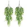81Mesh Eucalyptus Artificial Plastic Plants Hot Sale Home Wall Hanging Room Centerpieces Wedding Garden Arch Wall Diy Decoration