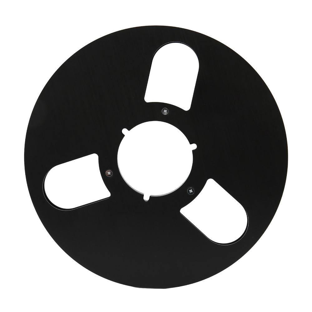 Professional 1/4 10.5 Inch Empty Reel 3 Hole Aluminum Alloy Takeup Reel Opening Machine Parts Reel Reel To Reel Tape Recorder