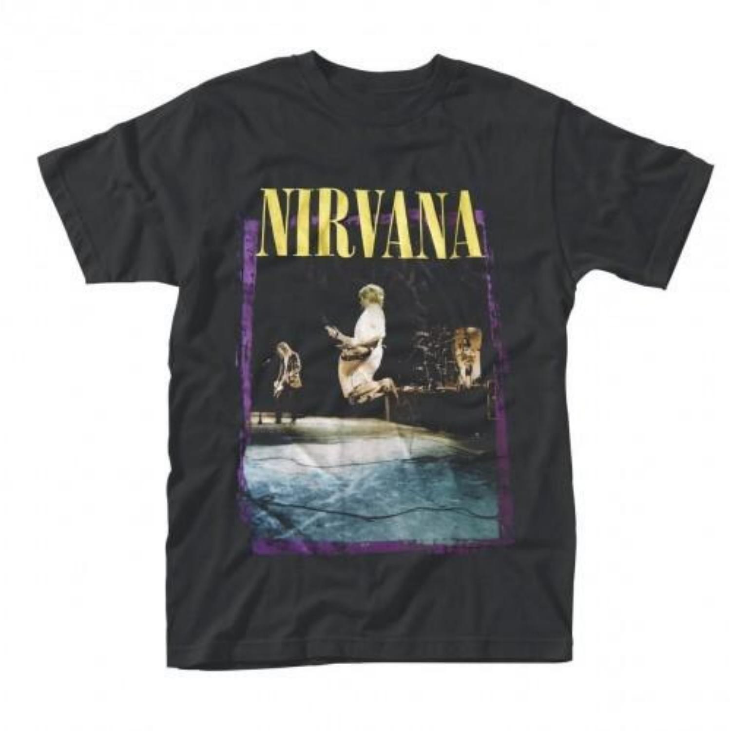 Nirvana Unisex Adult Stage Jump T-Shirt S