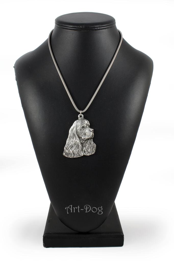American Cocker Spaniel, Merry Cocker - Dog Necklace, Unique Jewellery for the Dog Fan, Unique Adder Pendant by Art-Dog Brand