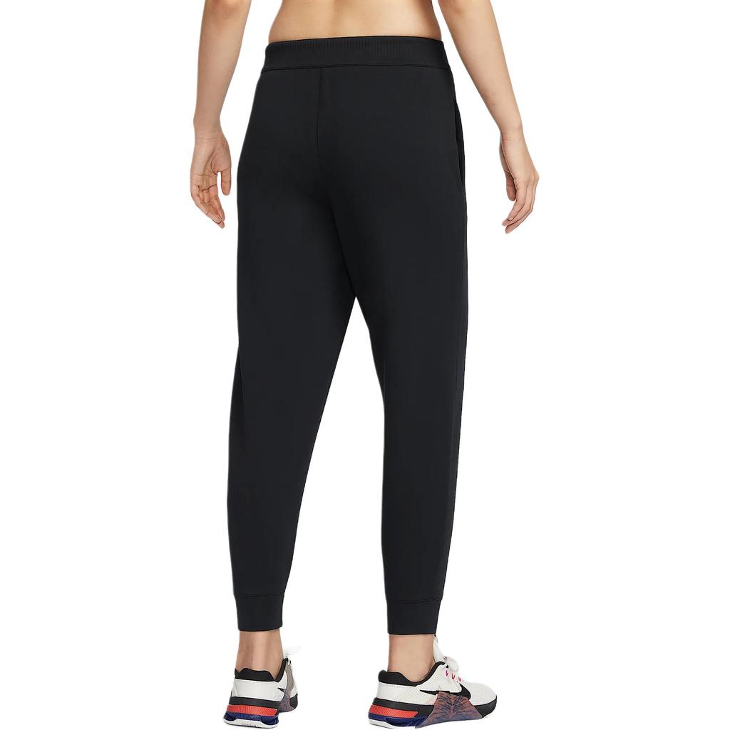 Nike Dri-Fit 24.7 Unglaublich Weiche Mid-Rise Lauf-Schweißableitende Bequeme Schnelltrocknende Gestrickte Sporthose Damenunterteile Schwarz HQ8185010