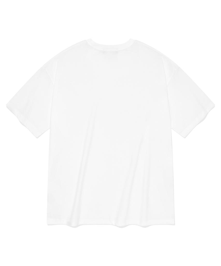 SAINTPAIN Sp Gothic Saint Logo Short Sleeve T-Shirt - White