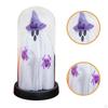 Light up Ghost in Cloche Halloween with for Table Shelf Tabletop