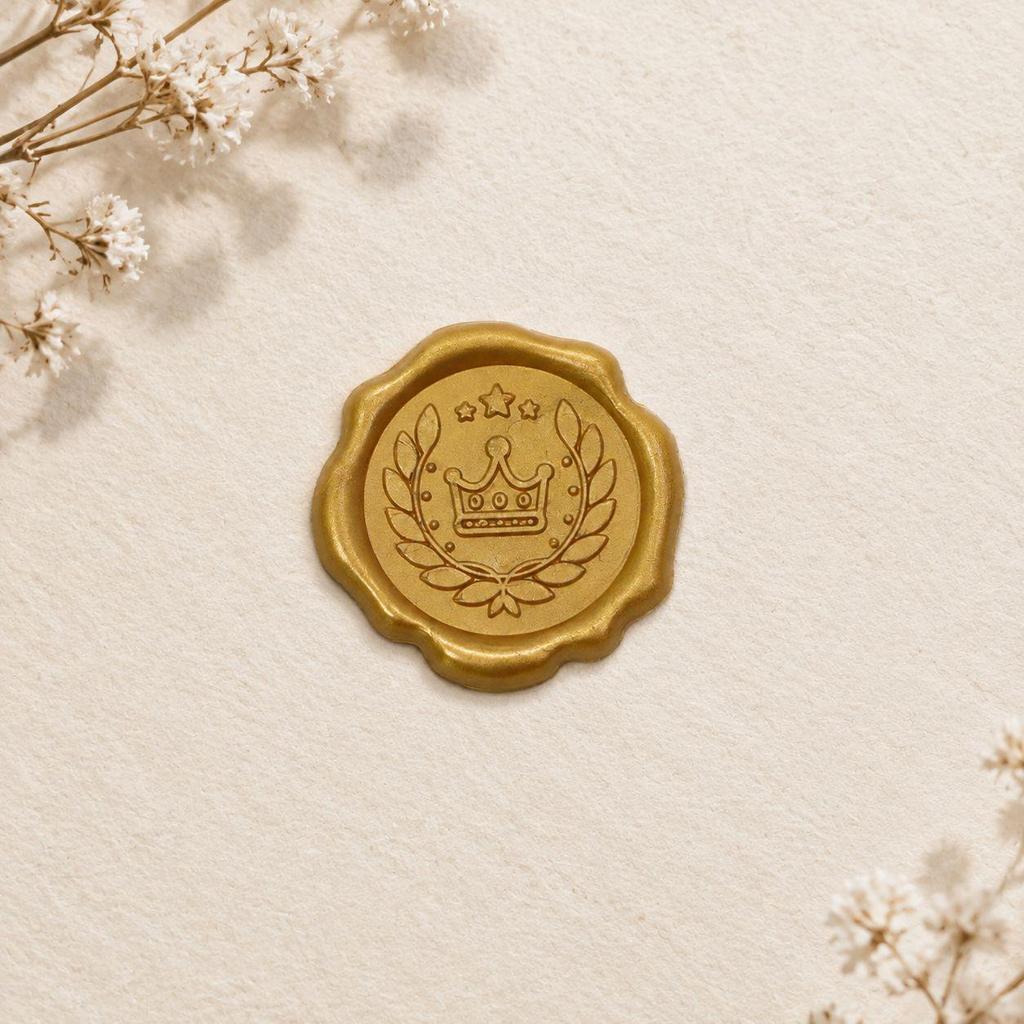 Wax Seal Stamp Kit: Embossed Stamp, Sealing Wax, Stickers for Envelopes, Postcards, Love Letters, and Gifts