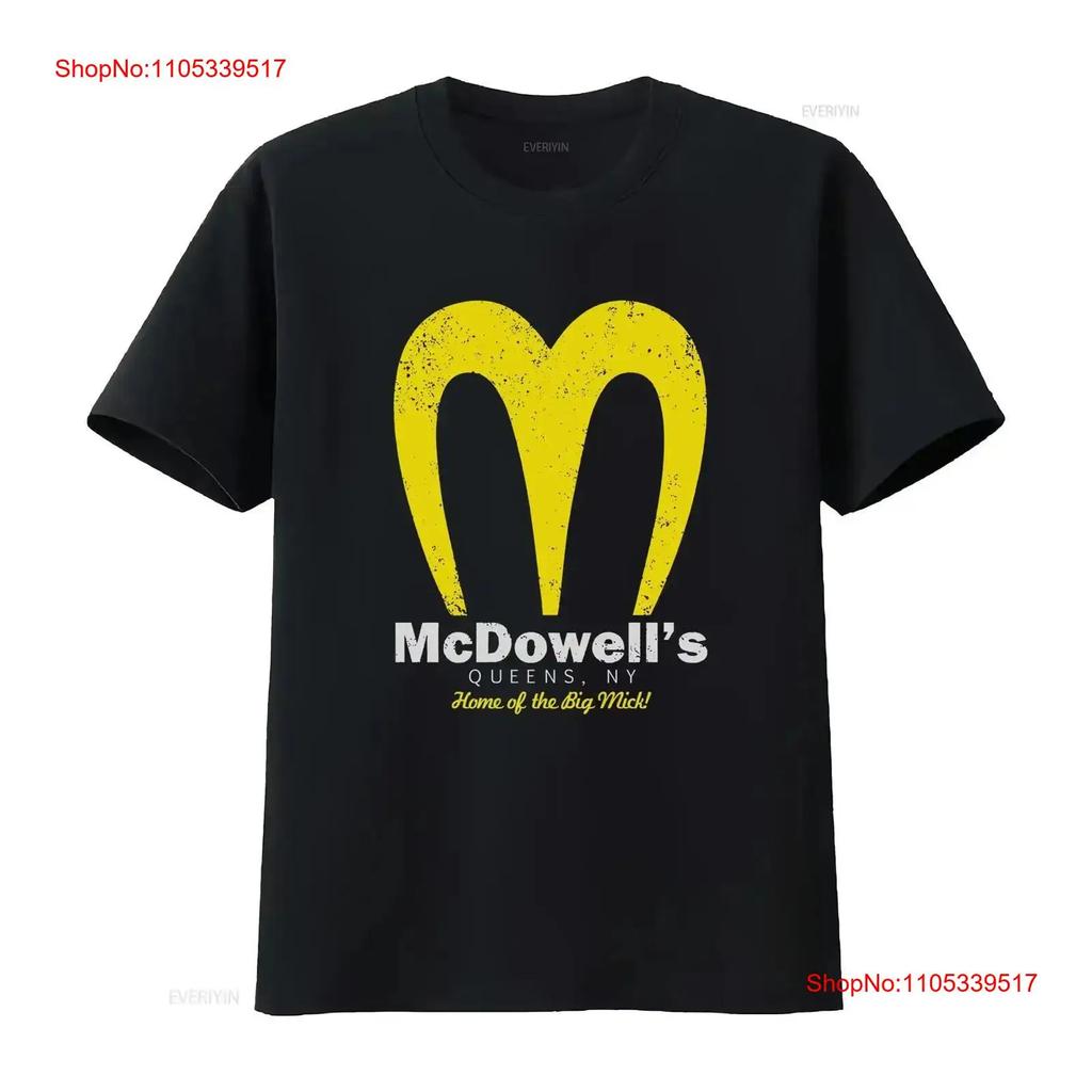 MC DOWELL'S Sign Insignia Logo Company Coming Zamunda To America T SHIRT vintage Washed Stretch