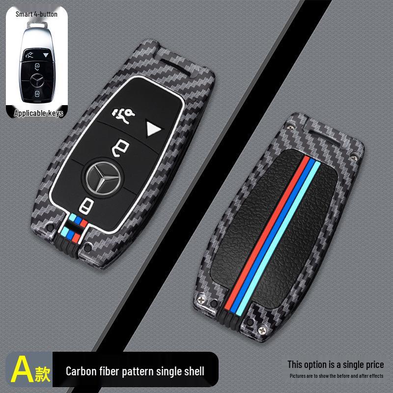 Mercedes Key Case for AMG G63, G500, E-Class, GLE450, GLS, E300L, and GLC350.