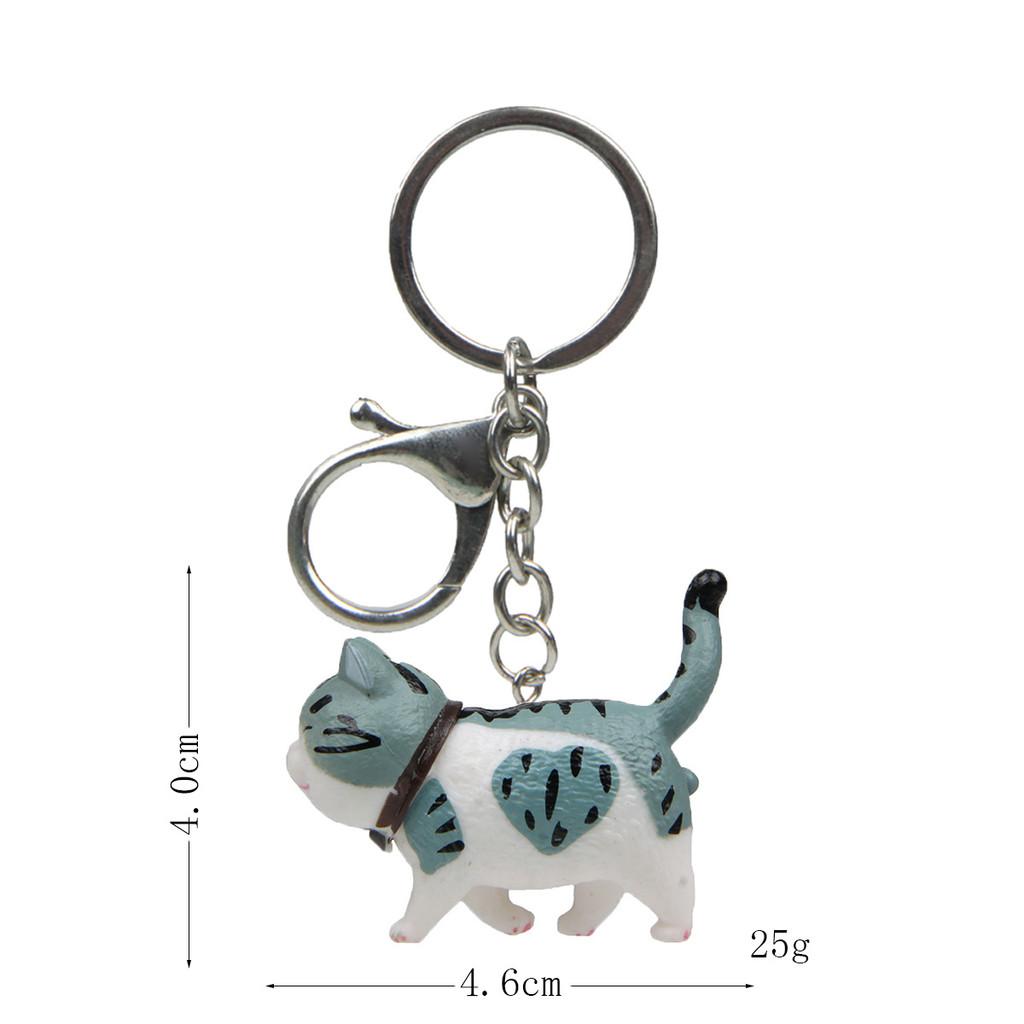 Keychain Cat Cute Animal Pendant With Climbing Hook For Gift Giving And Decor